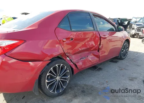 2015 Toyota Corolla S Plus from USA, damaged, VIN 5YFBURHE0FP214440